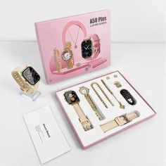 A58 Plus Smart Watch For Girl, Blood Pressure Monitor Smart Watch