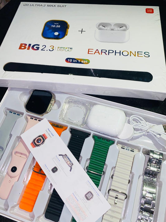 I 20 Ultra Max Suit (Smart Watch 10 in 1)